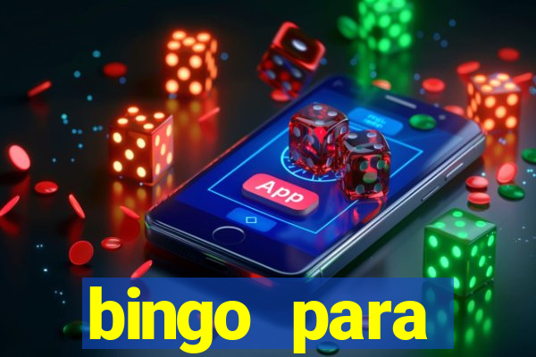 bingo para despedida de solteira para imprimir